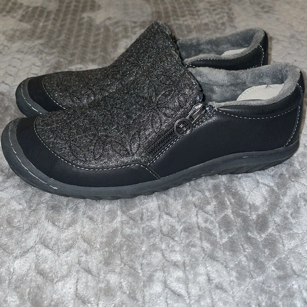 NWT JBU JAMBU CRIMSON‎ MEMORY FOAM BLACK SHOES WOMEN'S SIZE 6.5M